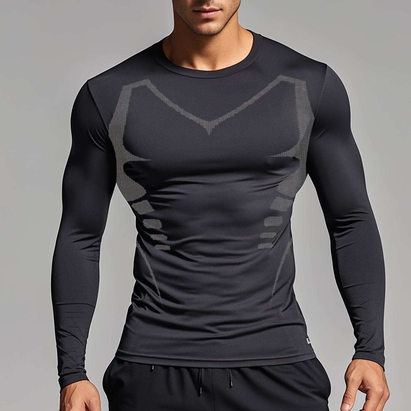 

Men's Athletic Muscle Fit T-shirt, Men's T-shirt, Breathable Comfy Top For