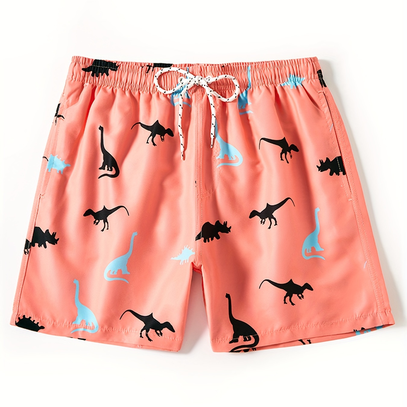 Men's Cartoon Fishing Lure Swim Trunks Quick Dry Swim Shorts