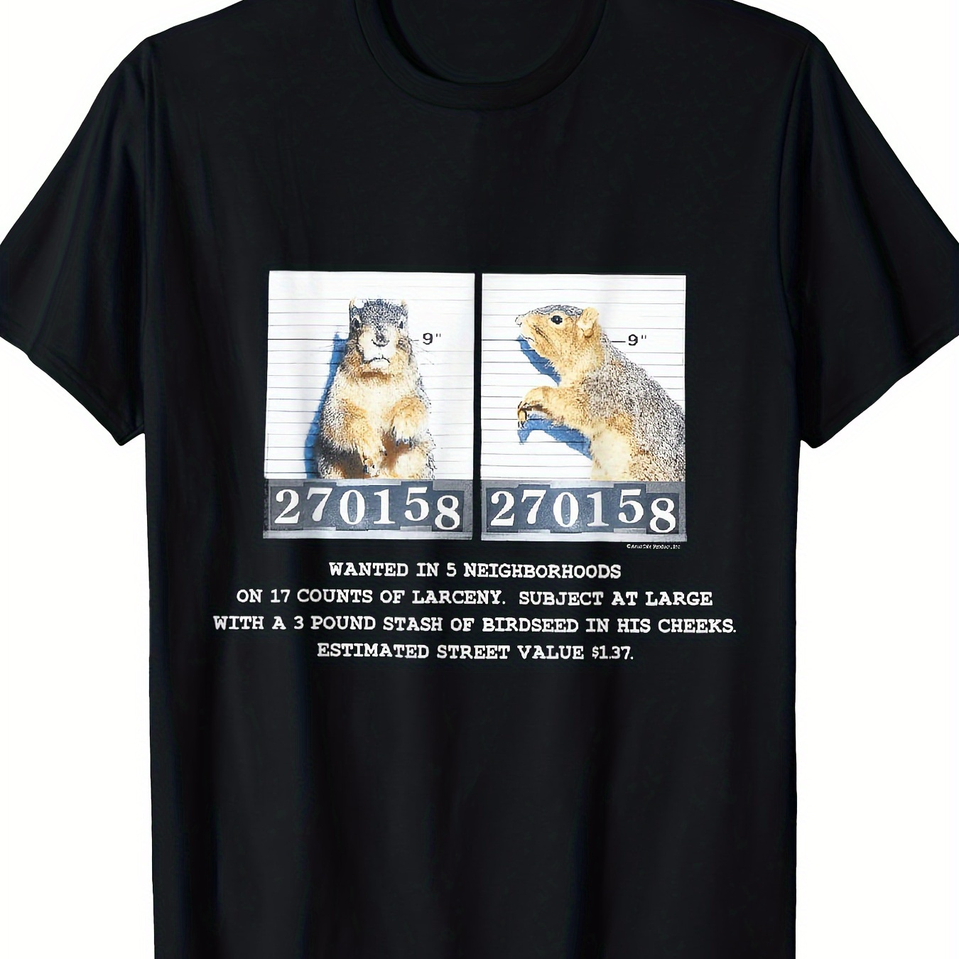 

2 Cute Squirrel T-shirt - 220g