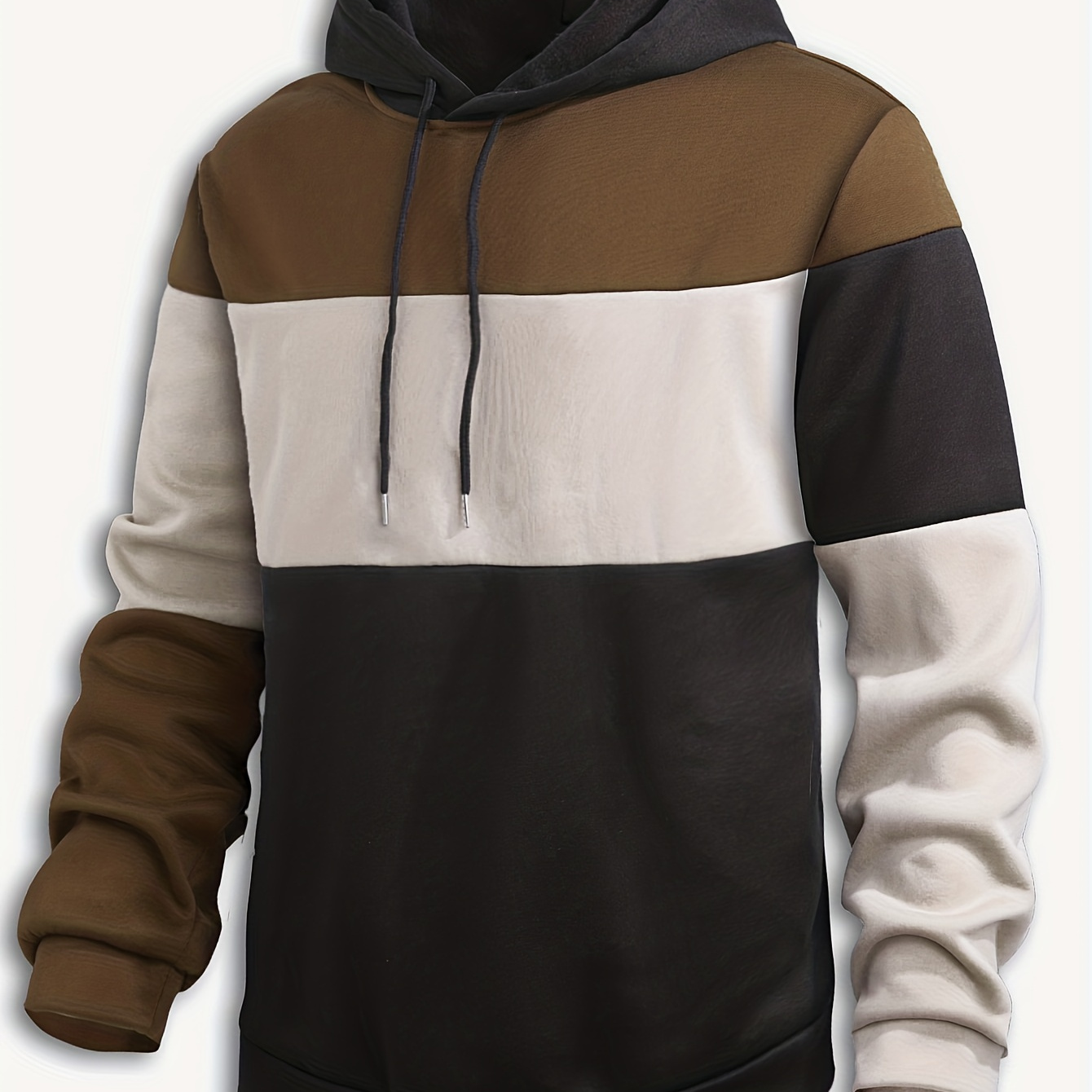 

Men's Lined Hoodie, Trendy Casual Long-sleeved Loose Sweatshirt