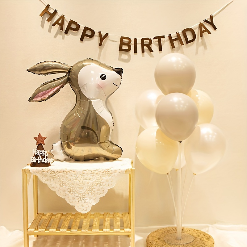 Estructura de globos de conejo para el cumpleaños de tu hijo - Annikids