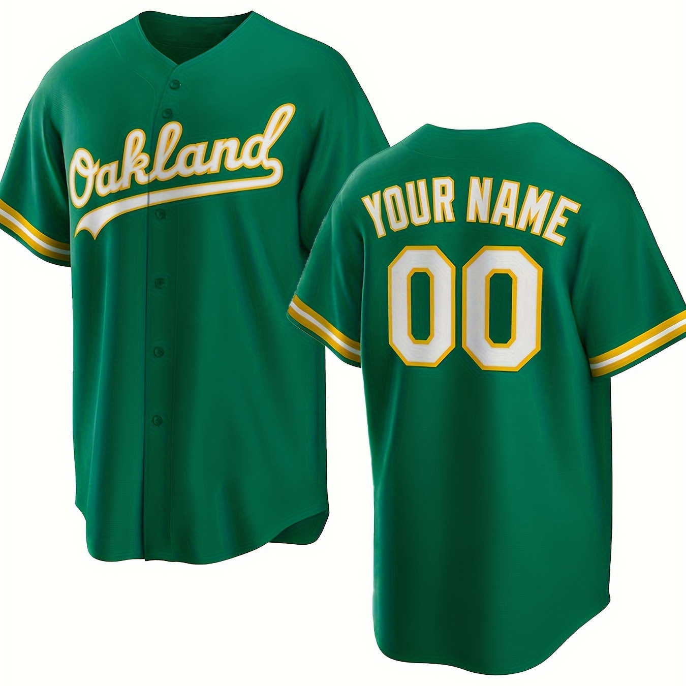 

Customized Men's Baseball Jersey, Leisure Sports Style, Personalized Name And Number, Athletic Team Uniform