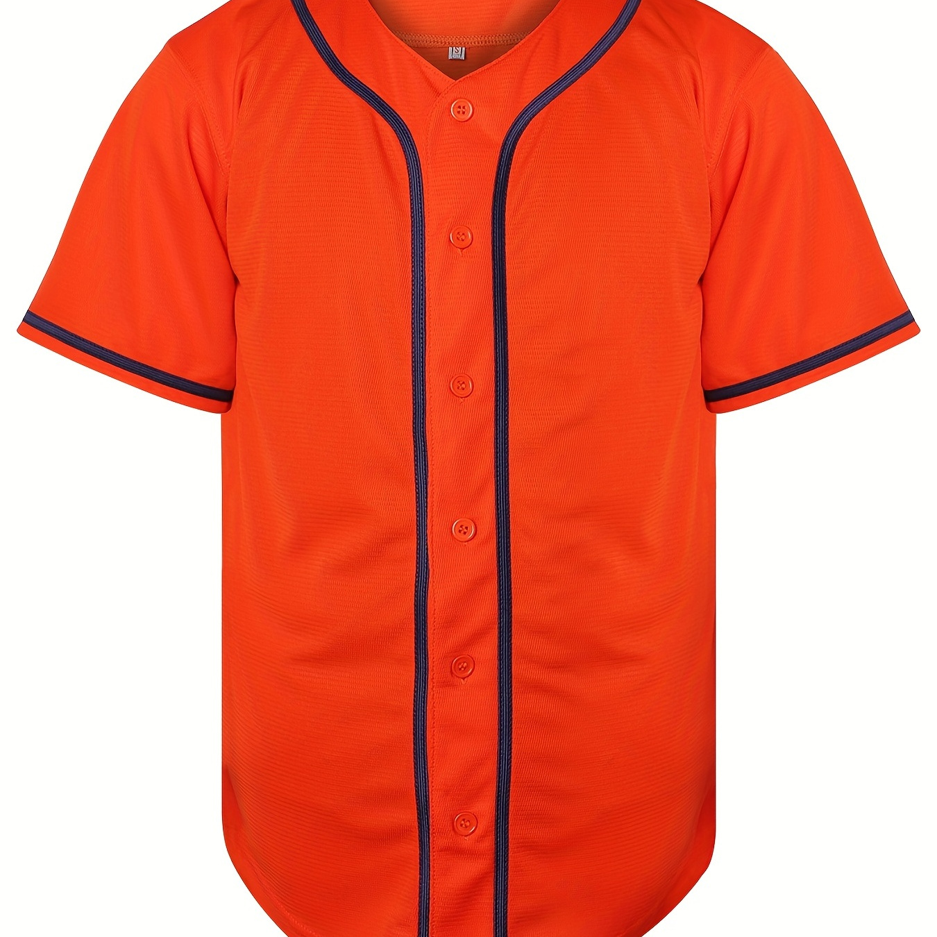 Men's Hip Hop Style Color Block #23 Baseball Jersey, Retro Baseball Shirt, Slightly Stretch Breathable Embroidery Button Up Sports Uniform for