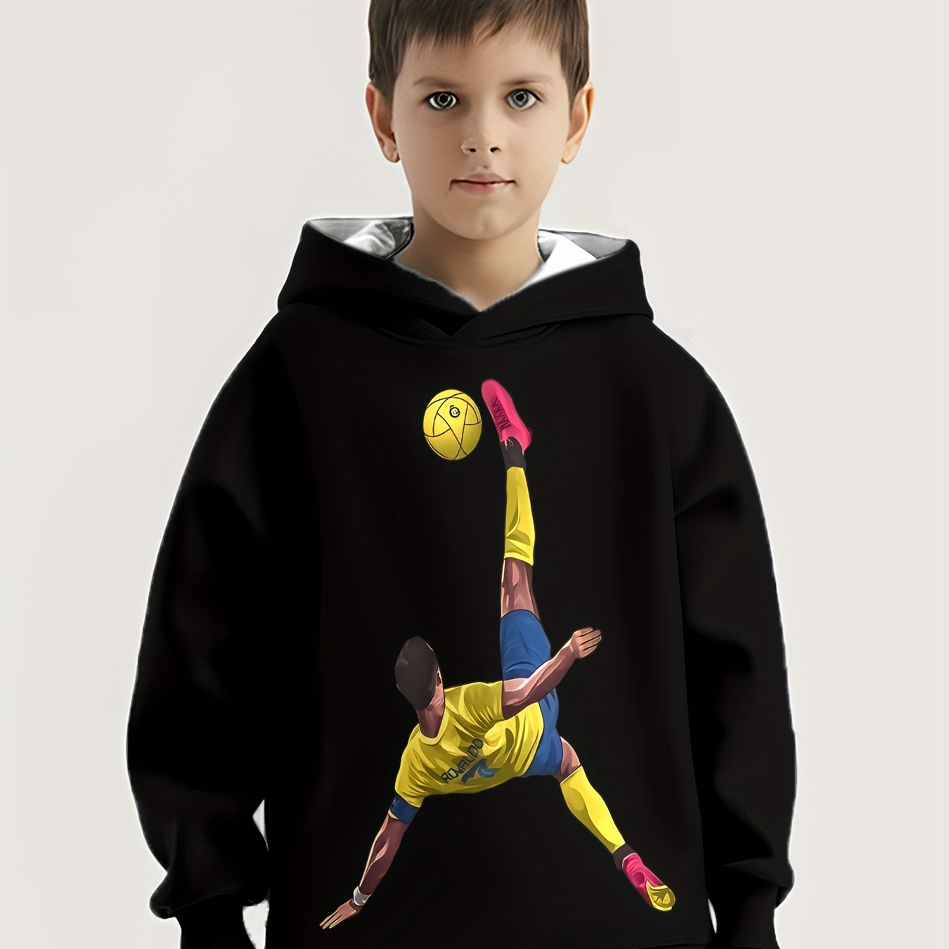 

Pattern Boy's Long , Hooded Sweatshirts For , Cloth