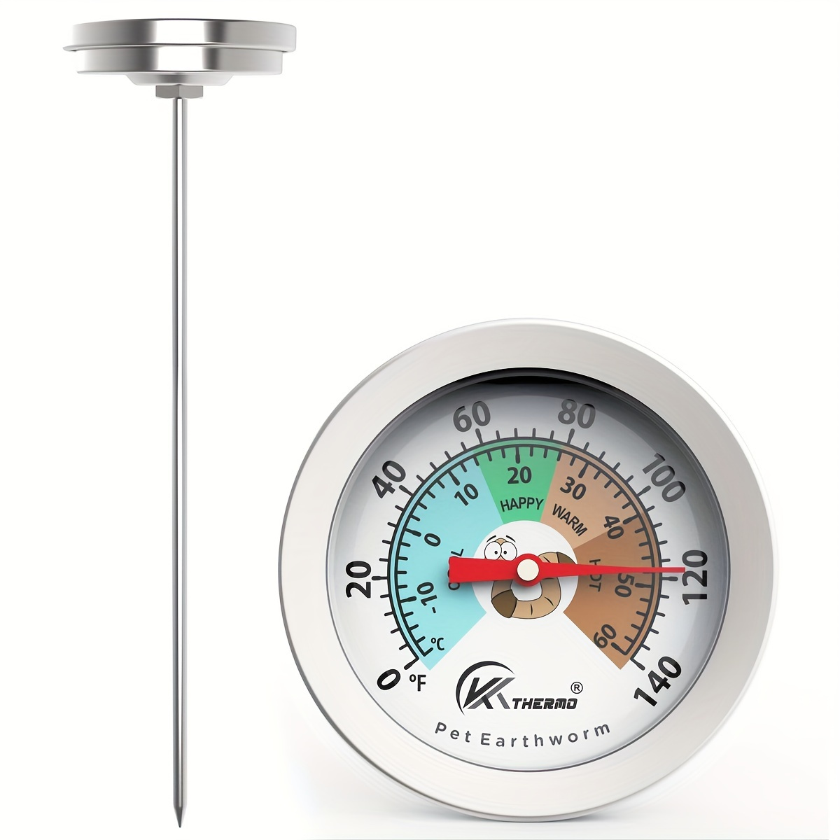 Compost Soil Gardening Thermometer Stainless - Temu