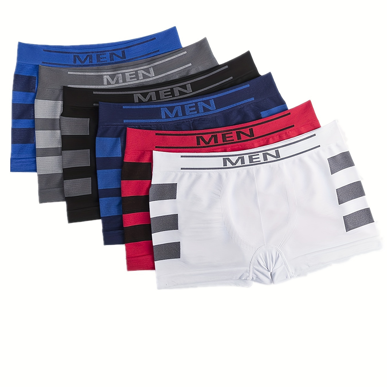 Random Color Men's Underwear Loose Breathable Soft Comfy - Temu