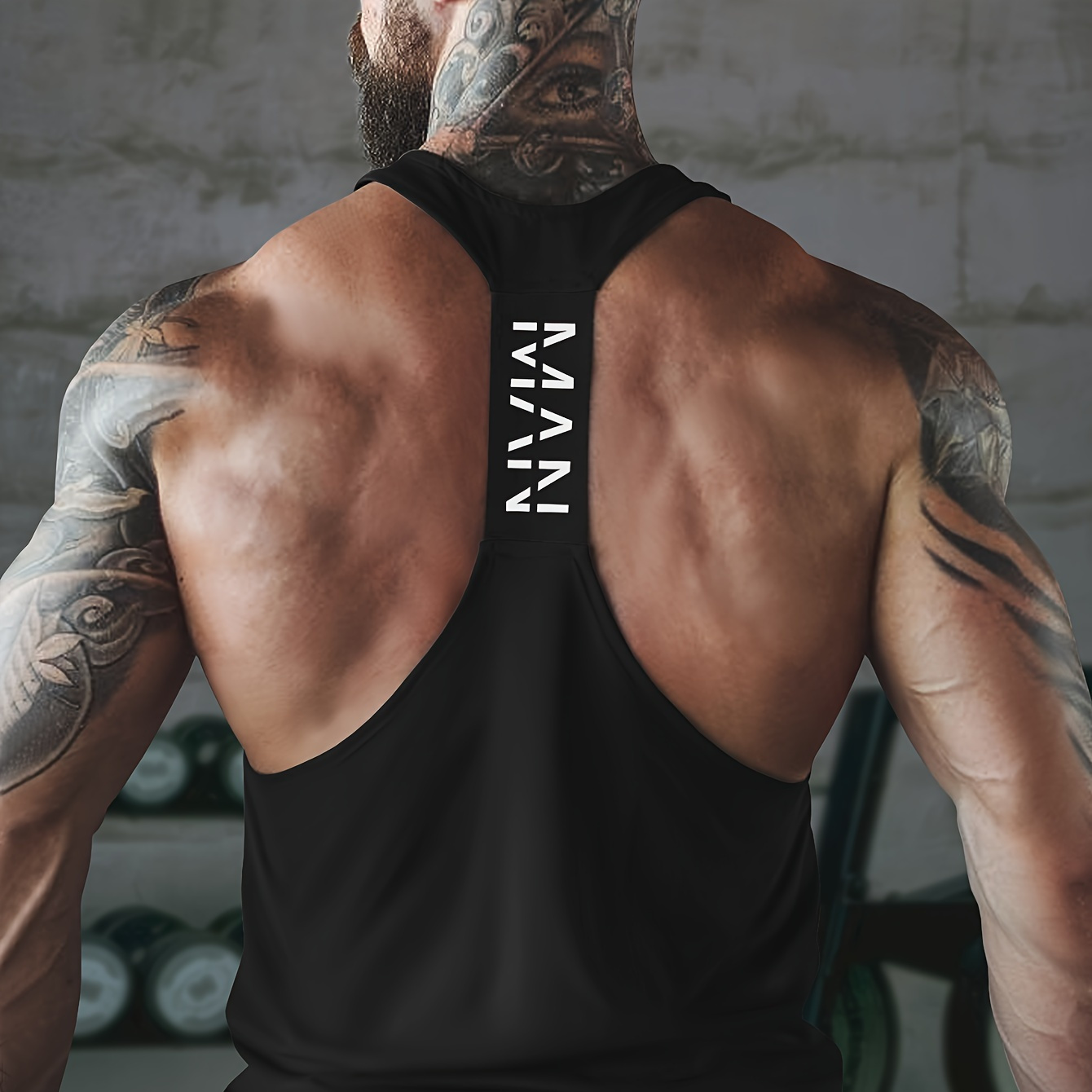 

Men' Fitness Vest Breathable Sleeveless T-shirt Top Casual Training Vest