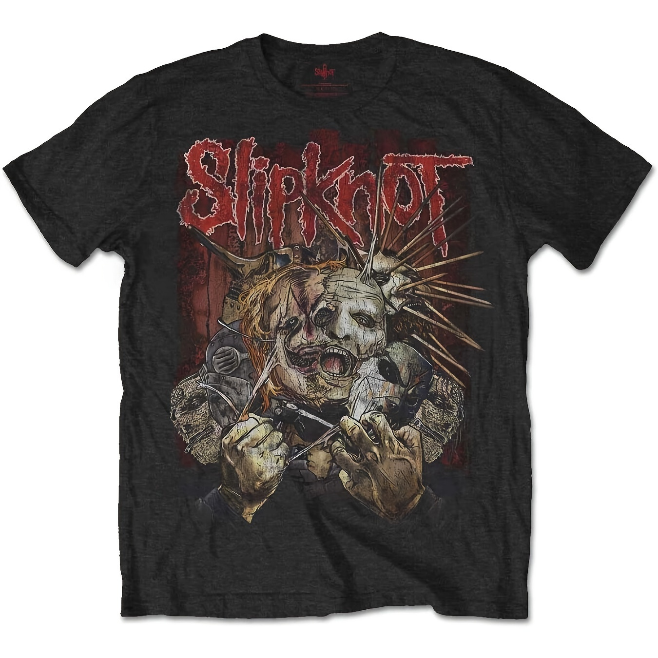 

Slipknot Men's T-shirt 100% Cotton Short Sleeve 2024 T-shirt Crew Neck Graphic Print T-shirt