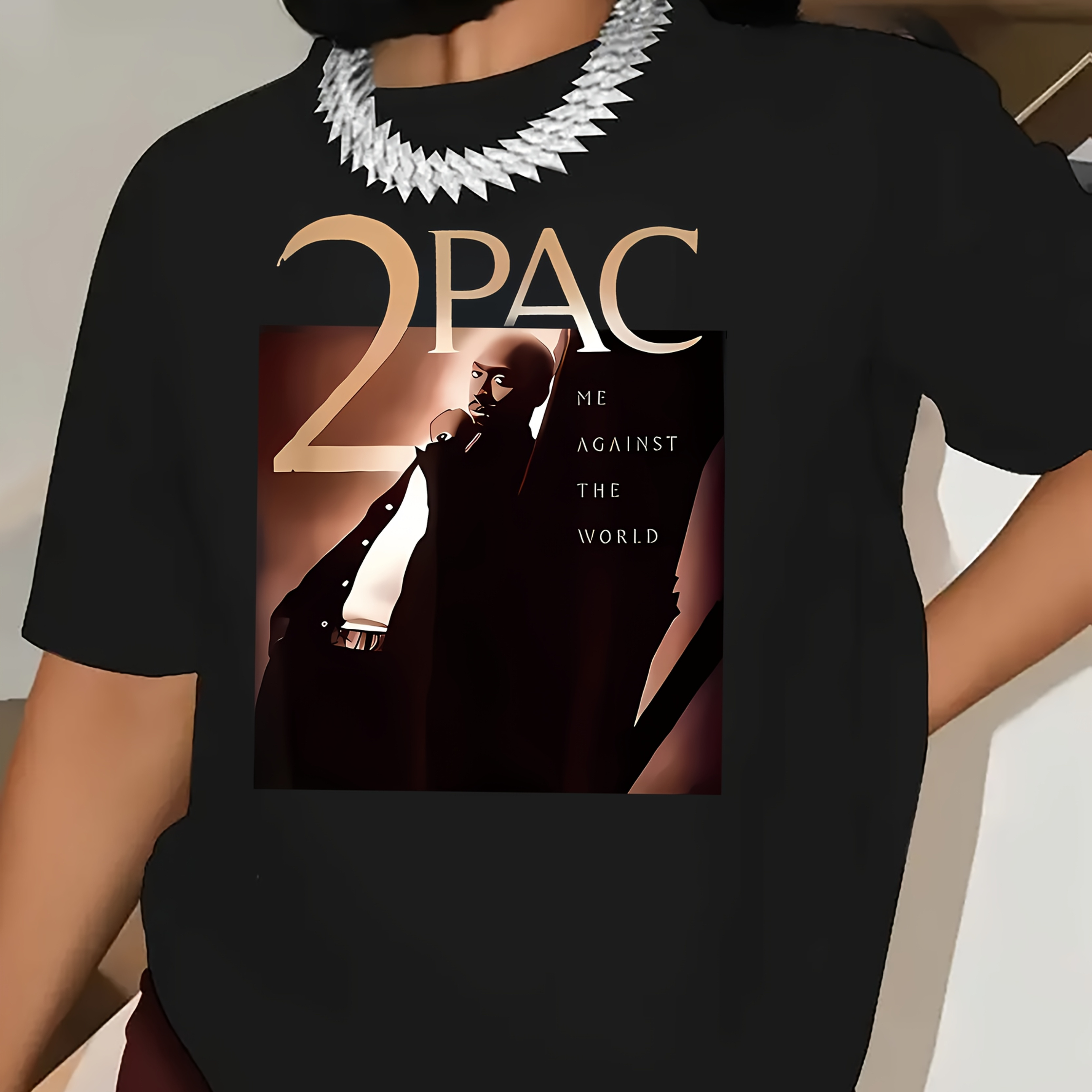 

T-shirt , 100% polyester, débardeur décontracté à col rond, longueur régulière, avec de , pour femmes, haut en toutes .