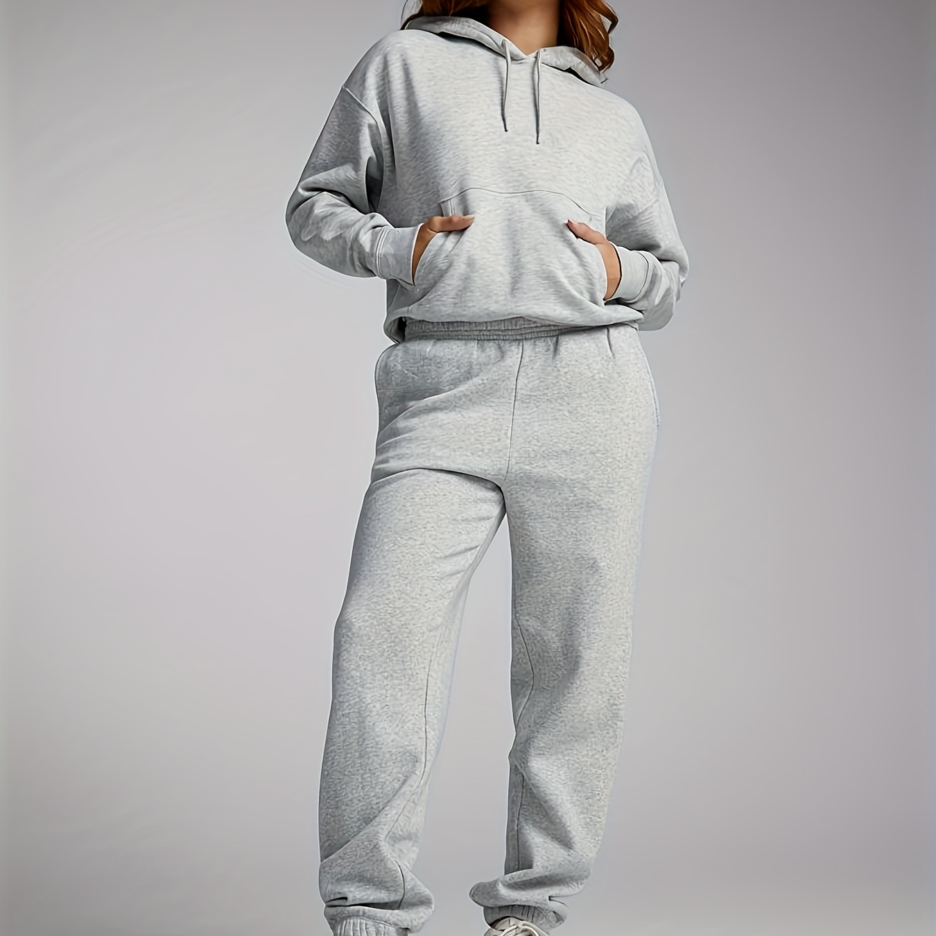 

Women' Hoodie Casual Sweatpants Two-piece Set Comfortable Breathable Fashion Sportswear