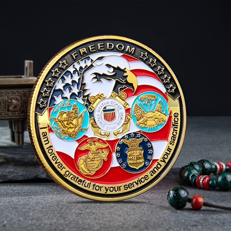 Military Coins Marine Temu