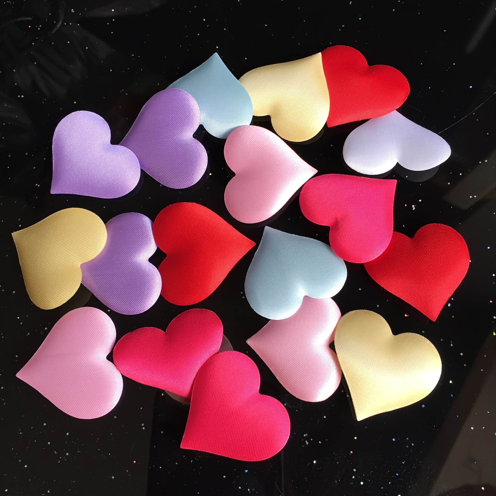 Love Heart Shaped Sponge Petal For Wedding Decorative - Temu