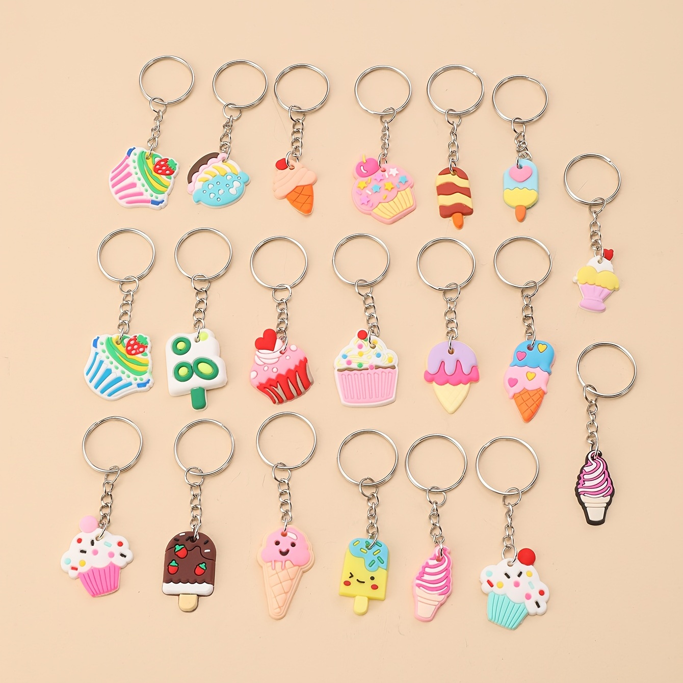 Cartoon Unicorn Pom Pom Keychain Cute Animal Plush Key Ring Purse Bag  Backpack Car Earphone Accessory Children's Day Gift - Temu