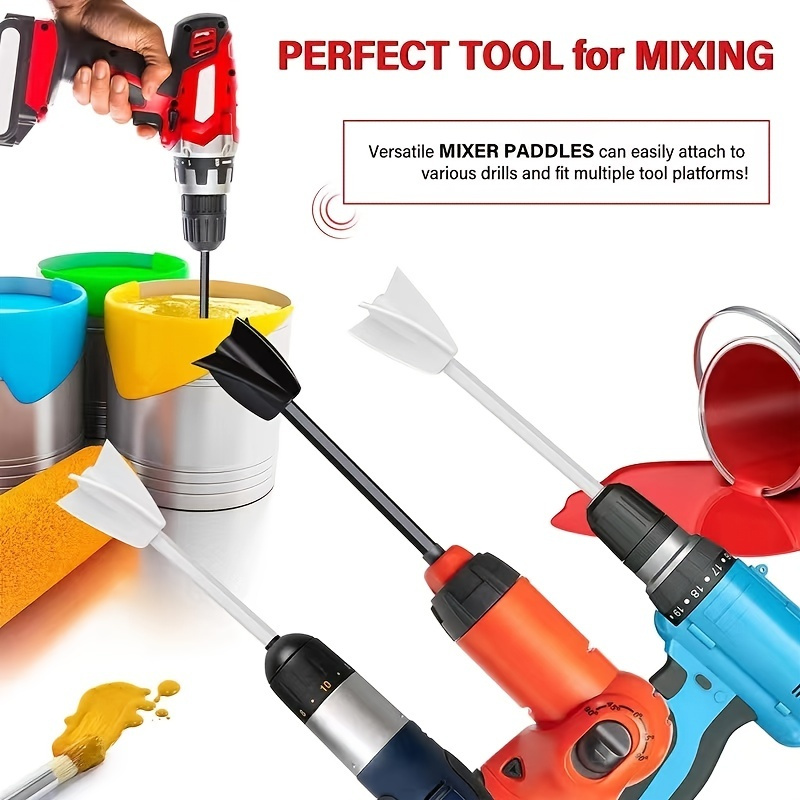 

1pc Epoxy Resin Mixer Paddle, Resin Mixer Stirring Rod, Epoxy Resin Mixer Paint Mixer