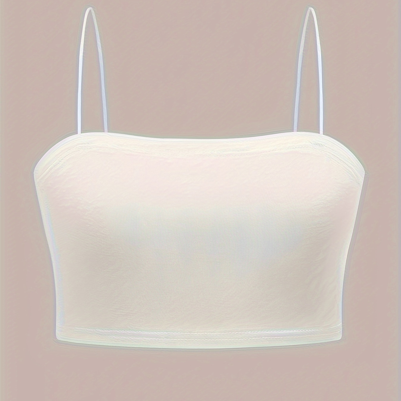 

Crop Spaghetti Strap Top, Sexy Backless Cami Top For Summer, Women's Clothing