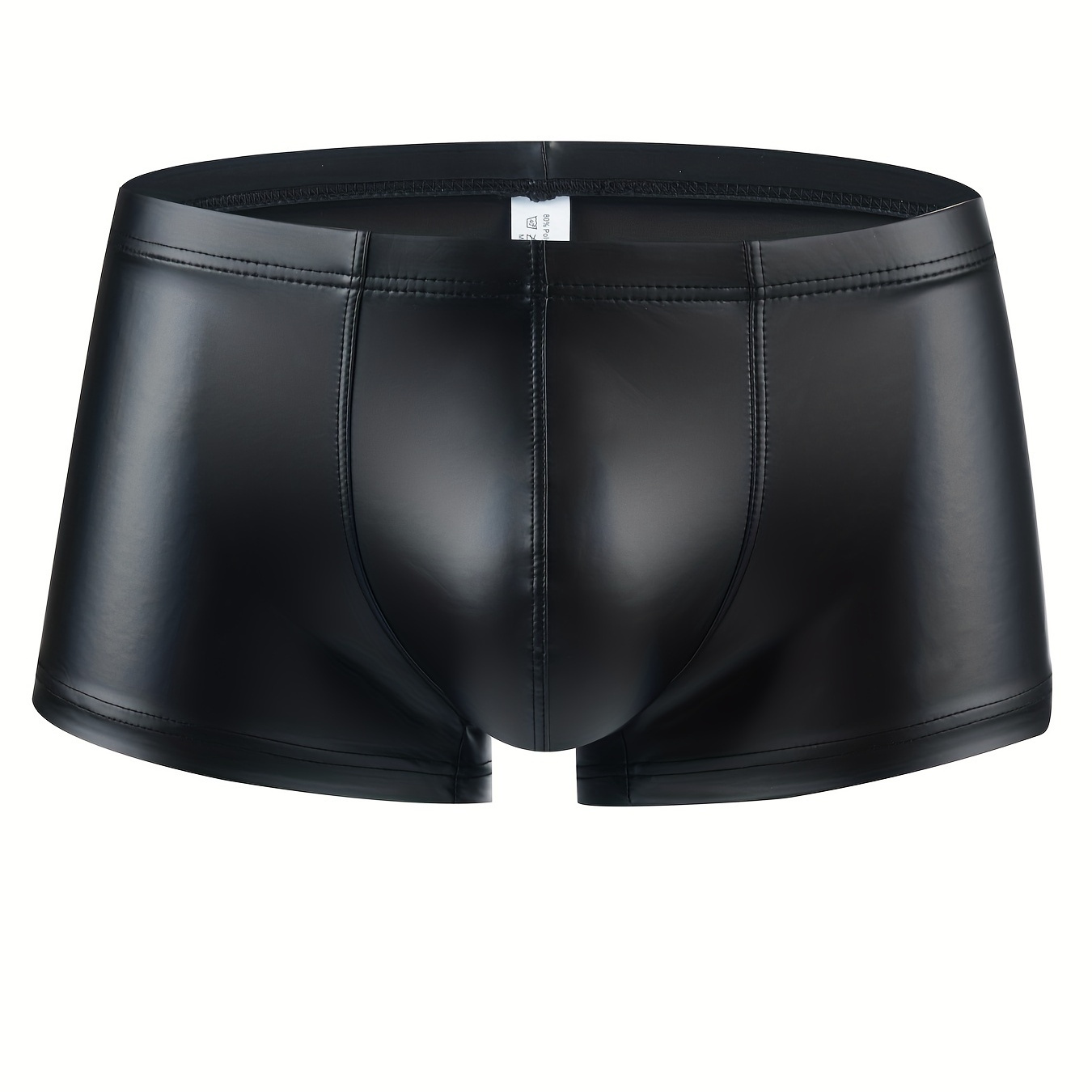 

Men's Black Antibacterial Underwear, Casual Boxer Briefs Shorts, Breathable Comfy Stretchy Boxer Shorts For Night Club
