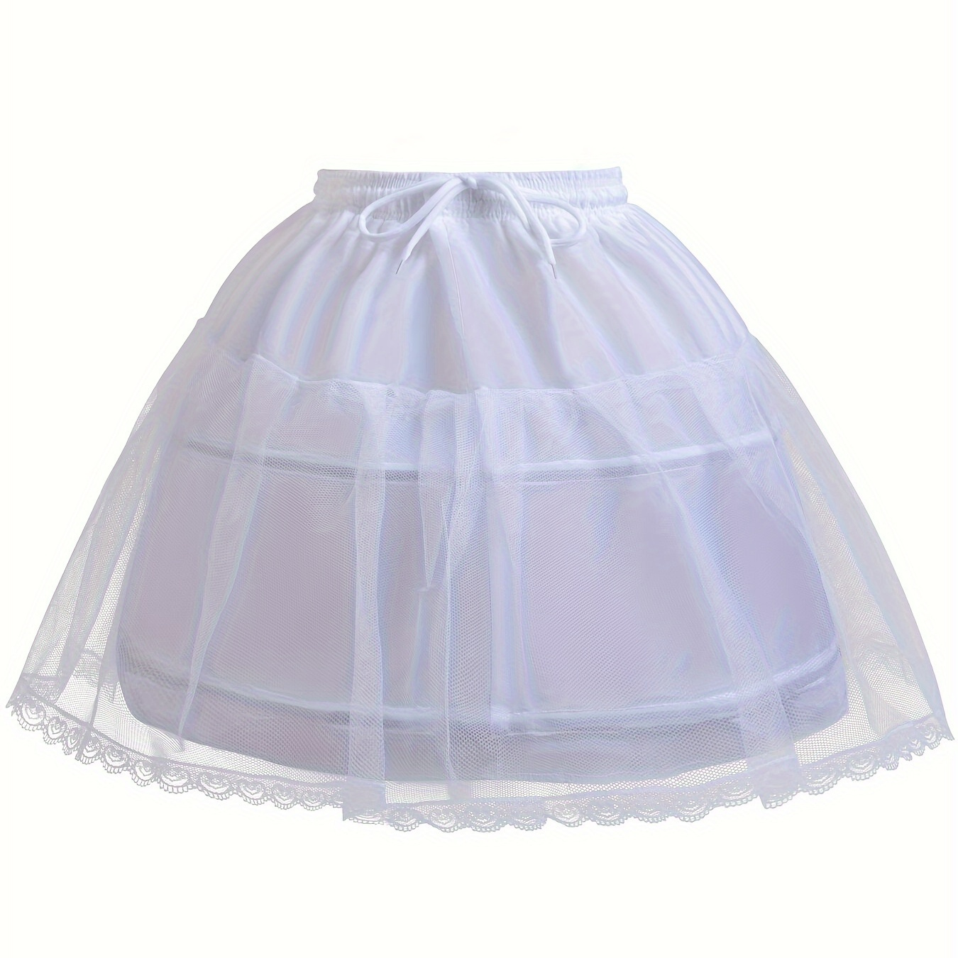 

Girls Versatile None-hoop Crinoline Tutu Skirt For Party Gift Performance 6-12y