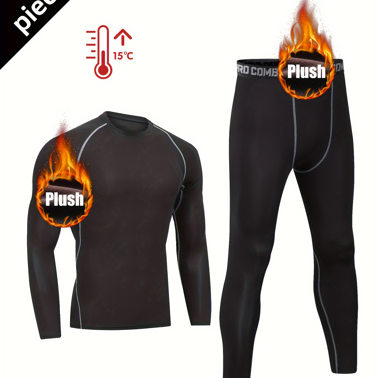 

Fleece-lined Athletic Set - -, Stretchy, And Long Sleeve Top & Leggings For Running, Gym, , And In Fall/ - Moisture-wicking, -drying, And For And