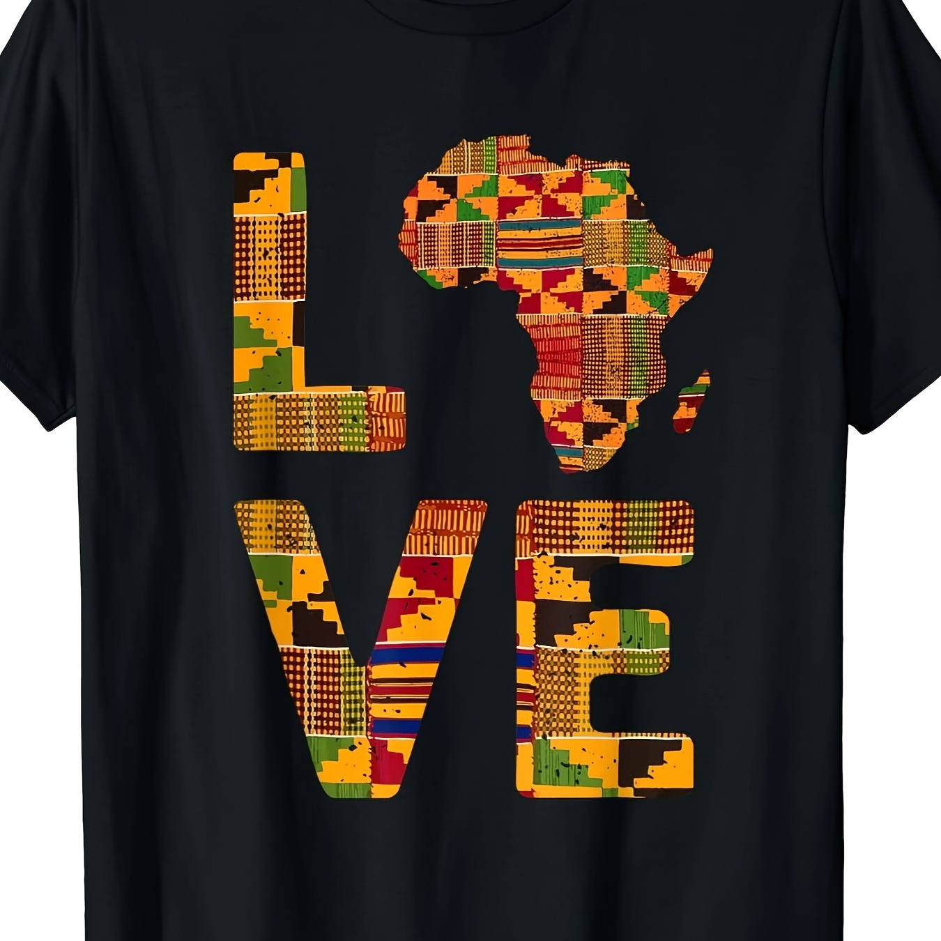 

Cool Africa Map For Men Women Traditional Africa Kente Cloth T-shirt