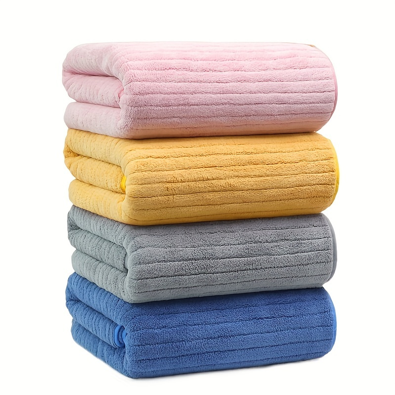 Turkish Stripe Bath Sheet, Striped Pattern Oversized Bath Towel, Highly  Absorbent Quick Drying Bath Towels For Bathroom, Gym, Hotel, And Spa, - Temu