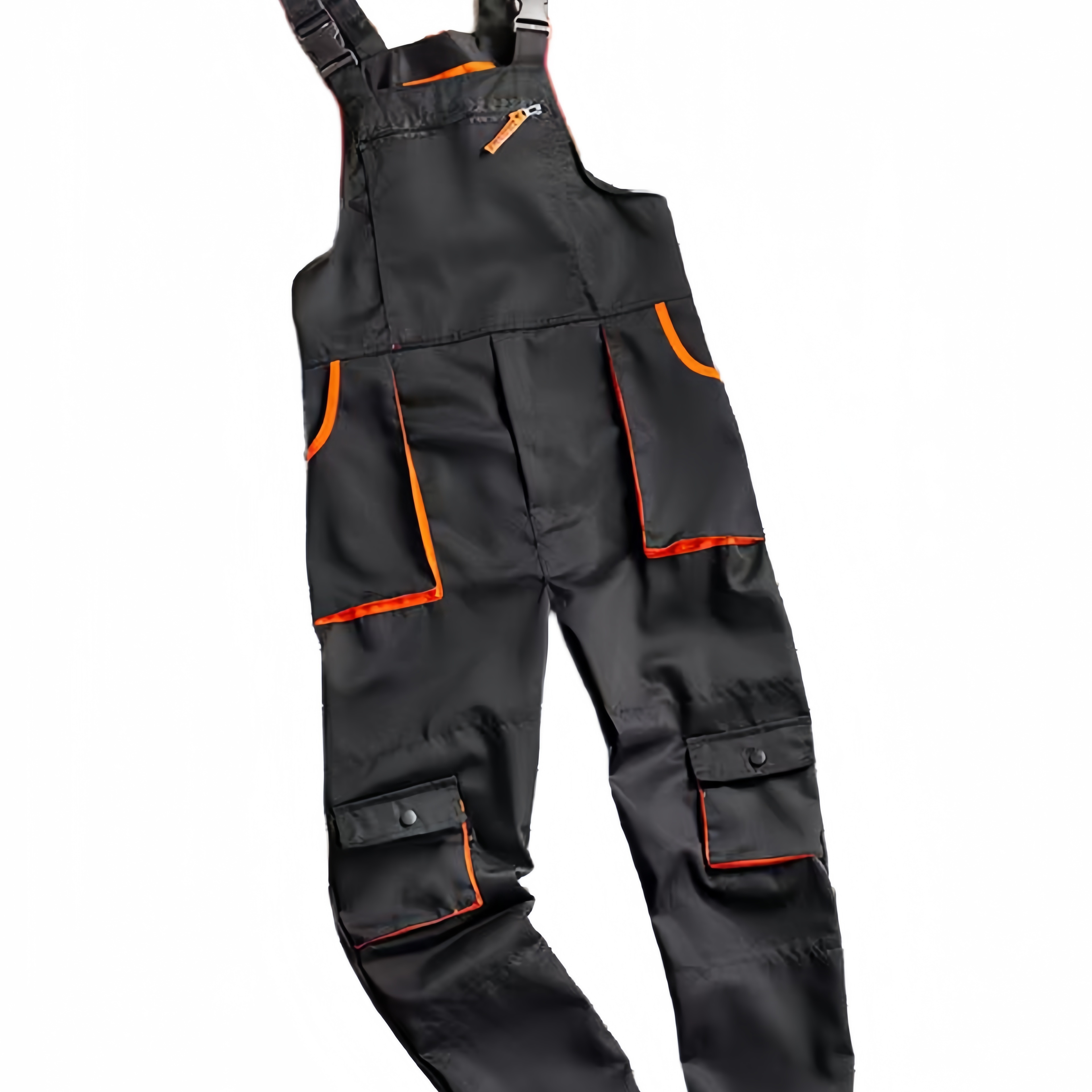 

Men's Comfy Durable Work Overalls With Multi Pockets, Casual Jumpsuit For Outdoor Working