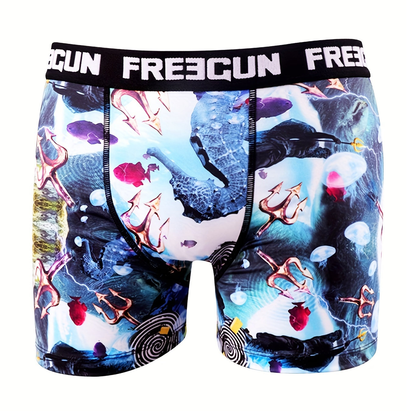 Freegun Men's Boxer Underwear Fast dry Polyester Fabric - Temu Canada