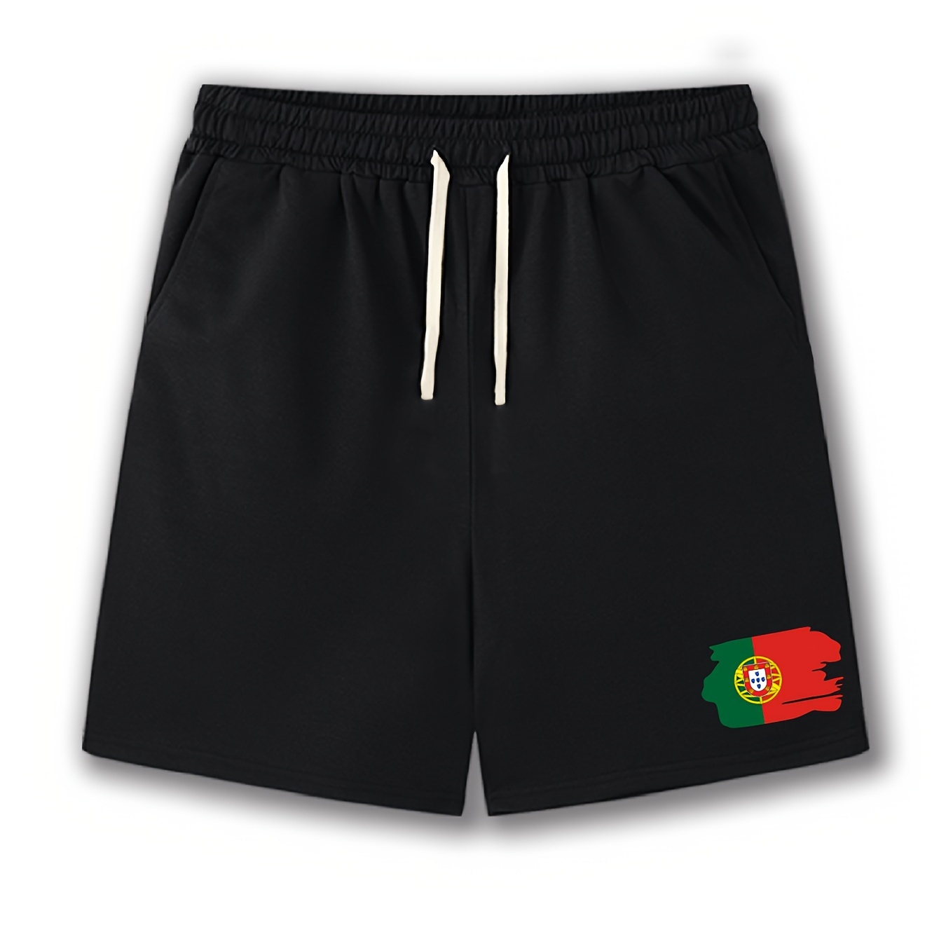 

Shorts pour Hommes à Imprimé du Portugal avec Cordon de Serrage, Taille , et Confortable pour Été, Activités Extérieures, Vacances, Quotidiennes et