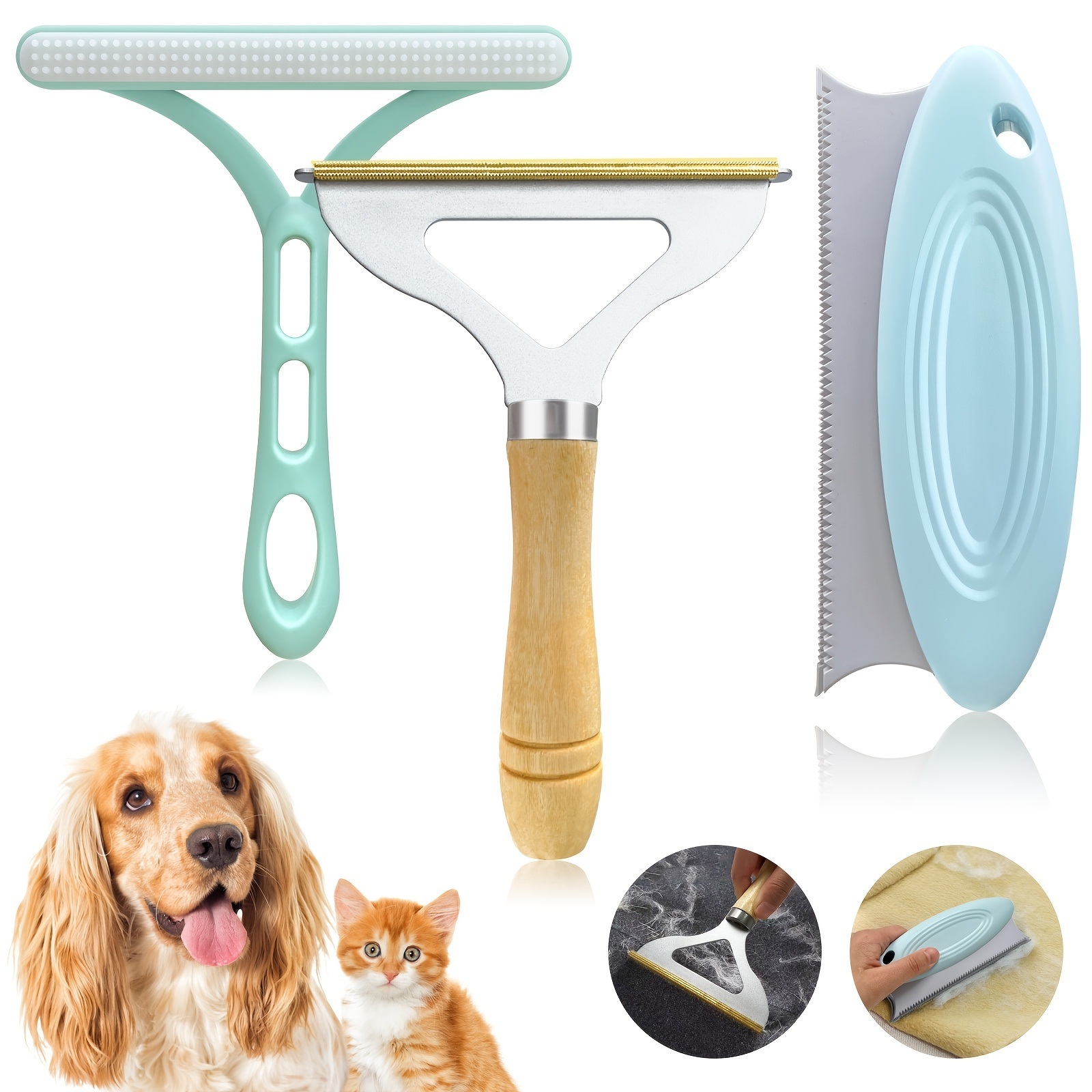 Pet Hair Remover Rimuovi Pelliccia Profondo Cani E Gatti - Temu Italy