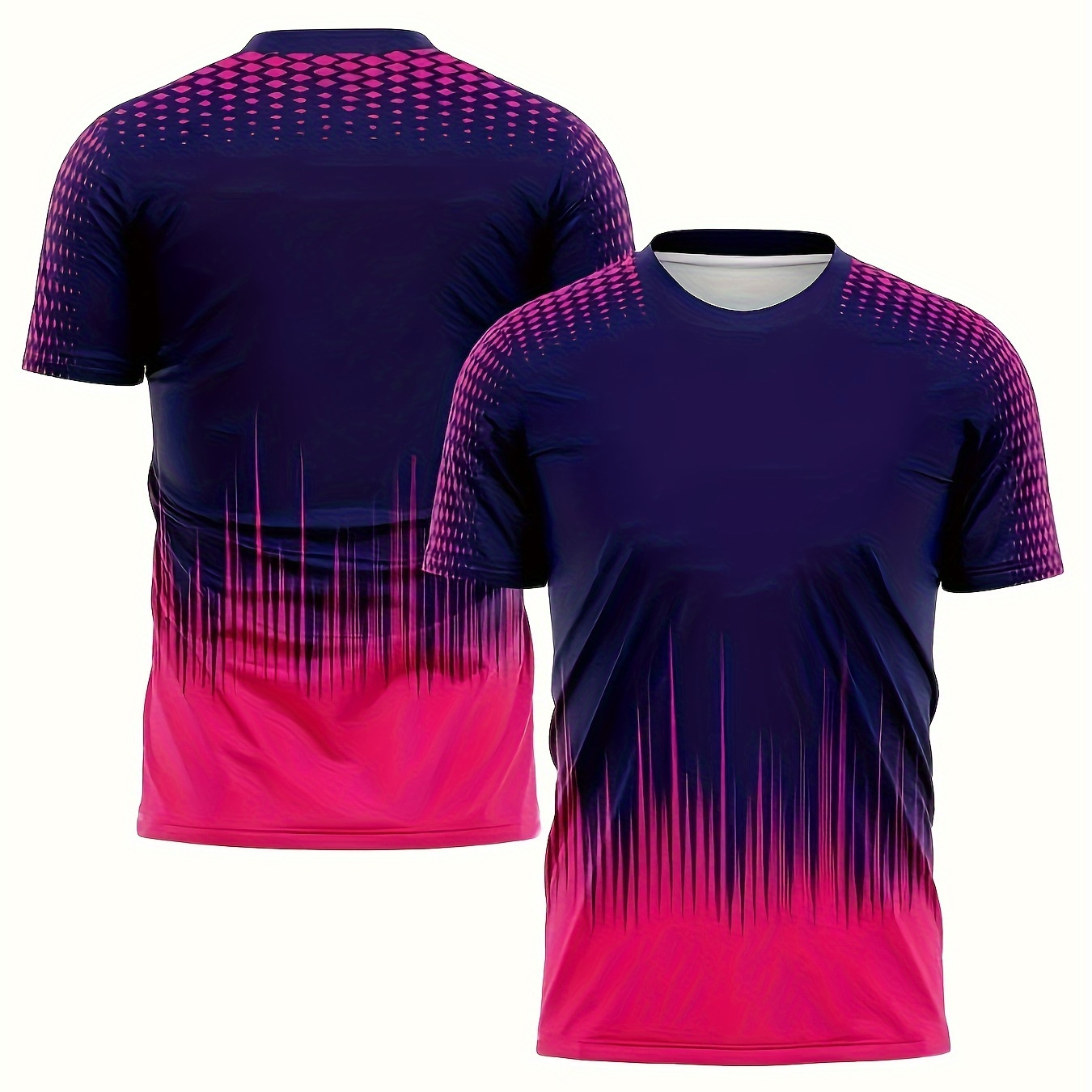 

Graphic T Shirt, Active Tees For Men, Casual Short Sleeve T-shirt For Summer, For Badminton And Table Tennis Training