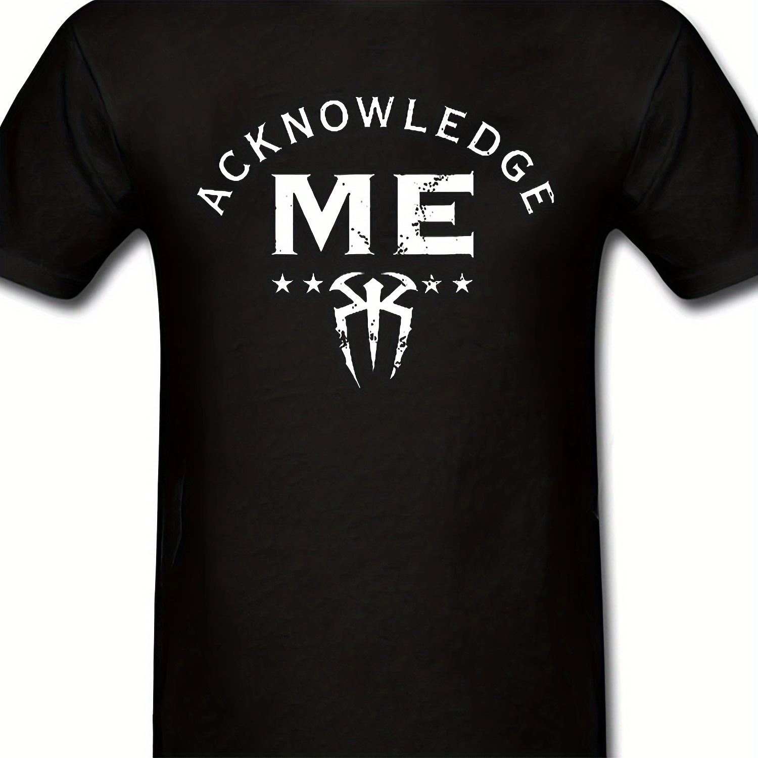 

Acknowledge Me Cotton T-shirt Men's Black 180g