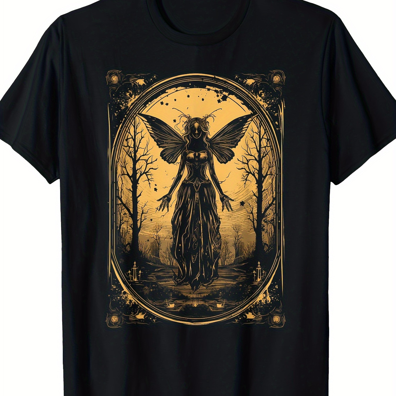 

Fairy Card Custom Graphic Tees For Men Women T-shirt220g