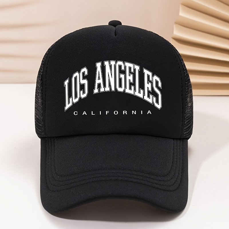 Los Angeles Snapback Black and Red Baseball Adjustable Hat Cap Flat Bill -  Printed T-Shirts, Cadet Caps, Military Hats and Sportswear