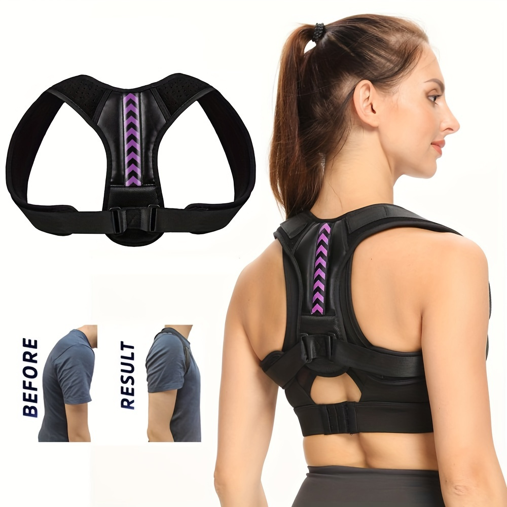 Back Brace and Posture Corrector for Women and Men, Back Straightener  Posture Corrector, Scoliosis and Hunchback Correction, Back Pain, Spine  Corrector, Support, Adjustable Posture Trainer, Pink, Small (Waist 26-34  inch)