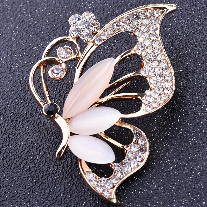 Crystal Brooch Olive Branch Brooches Women Delicate Brooches Rhinestone Pin  Brooch Jewelry Gifts for Girl