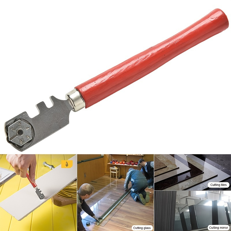 Glass and Tile Cutter Tool Cut Floor Tile Glass Tile Cut Straight and  Curves Tile Cutter Hand Tool for Cutting Ceramic Tile Glass Cutting Oil  Manual