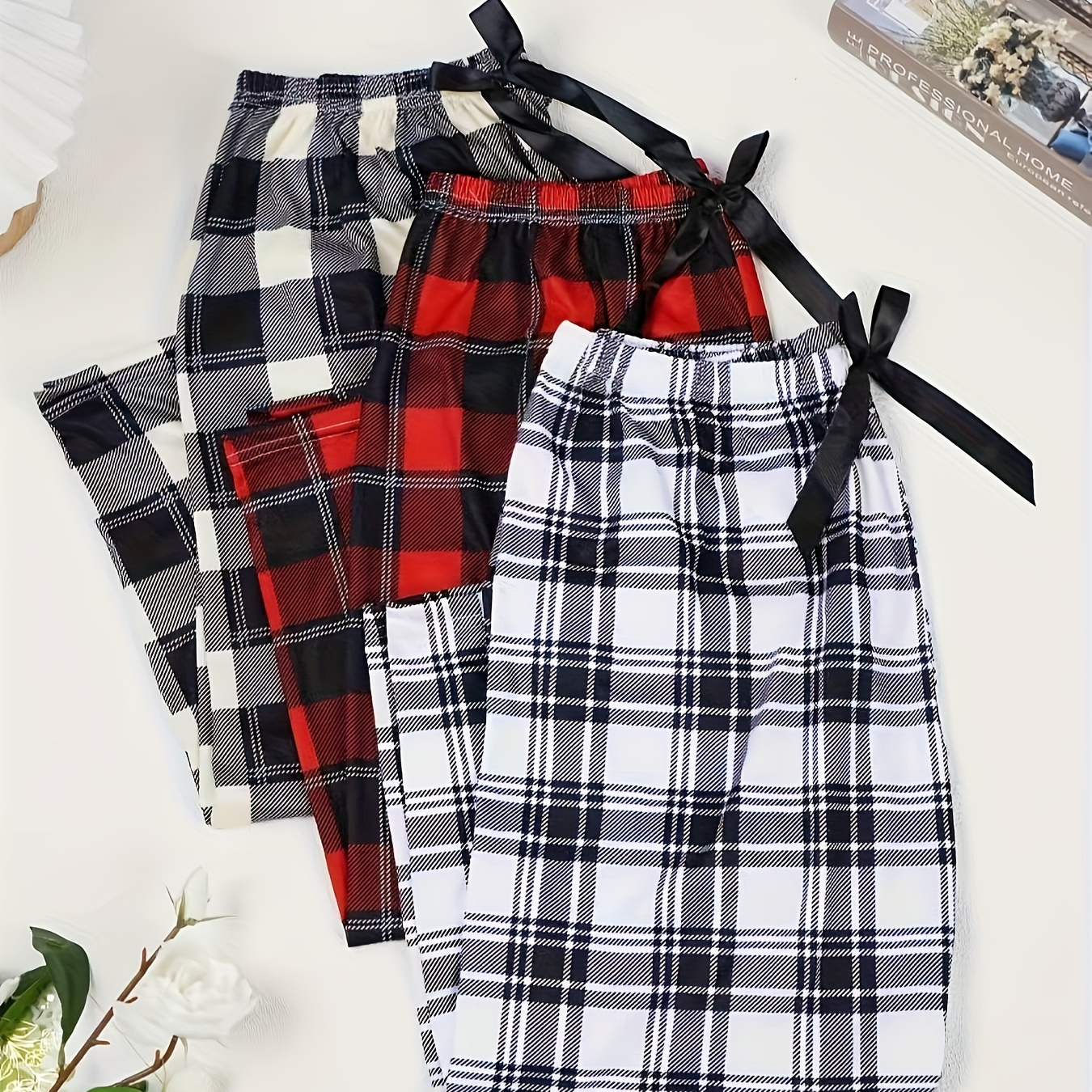 

3-pack Teen Bow , Casual Knit Polyester 97% Elastane 3% Fabric, Lightweight 180g/m², Spring/summer/fall Collection