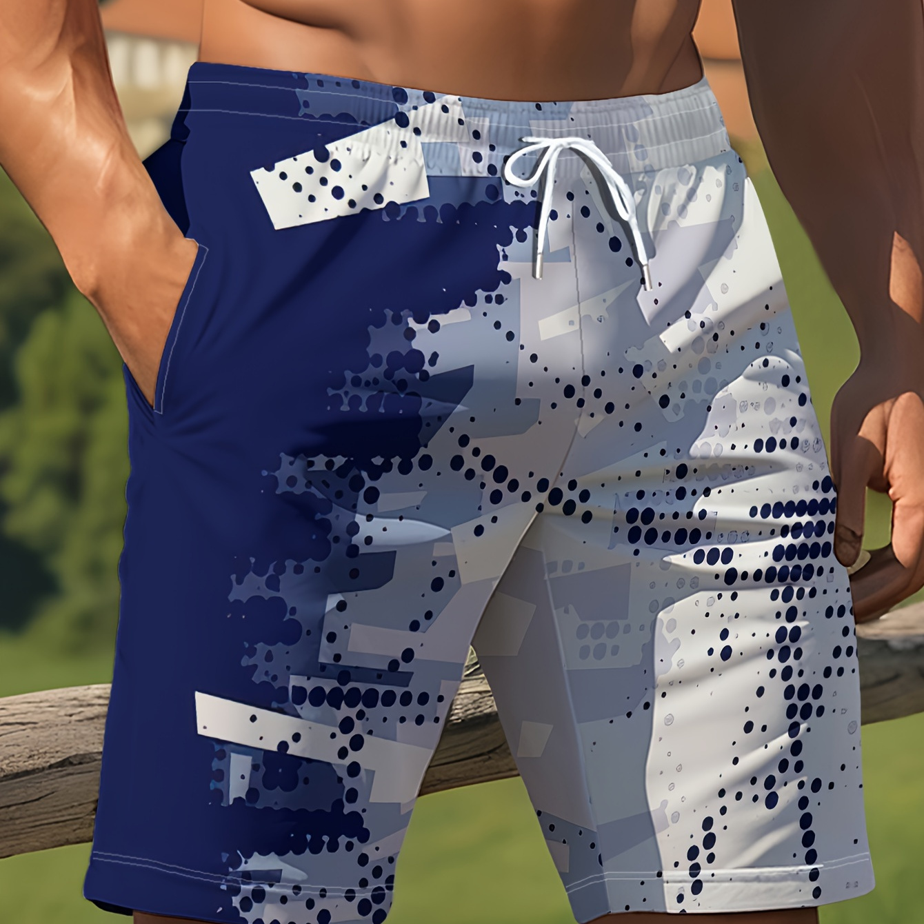 

Men's Shorts - Casual Polyester, , Machine Washable