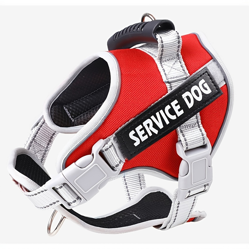 No Pull Service Dog Vest Harness For Dog Cat Breathable Soft Dog Vest 