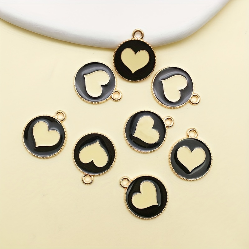 Lot Zinc Alloy Enamel Gold Plated Milky Tea Shape Charms - Temu