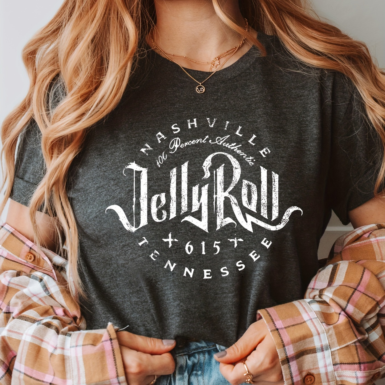 

Letter Print Crew Neck T-shirt, Vintage Short Sleeve T-shirt For Spring & Summer, Women's Clothing