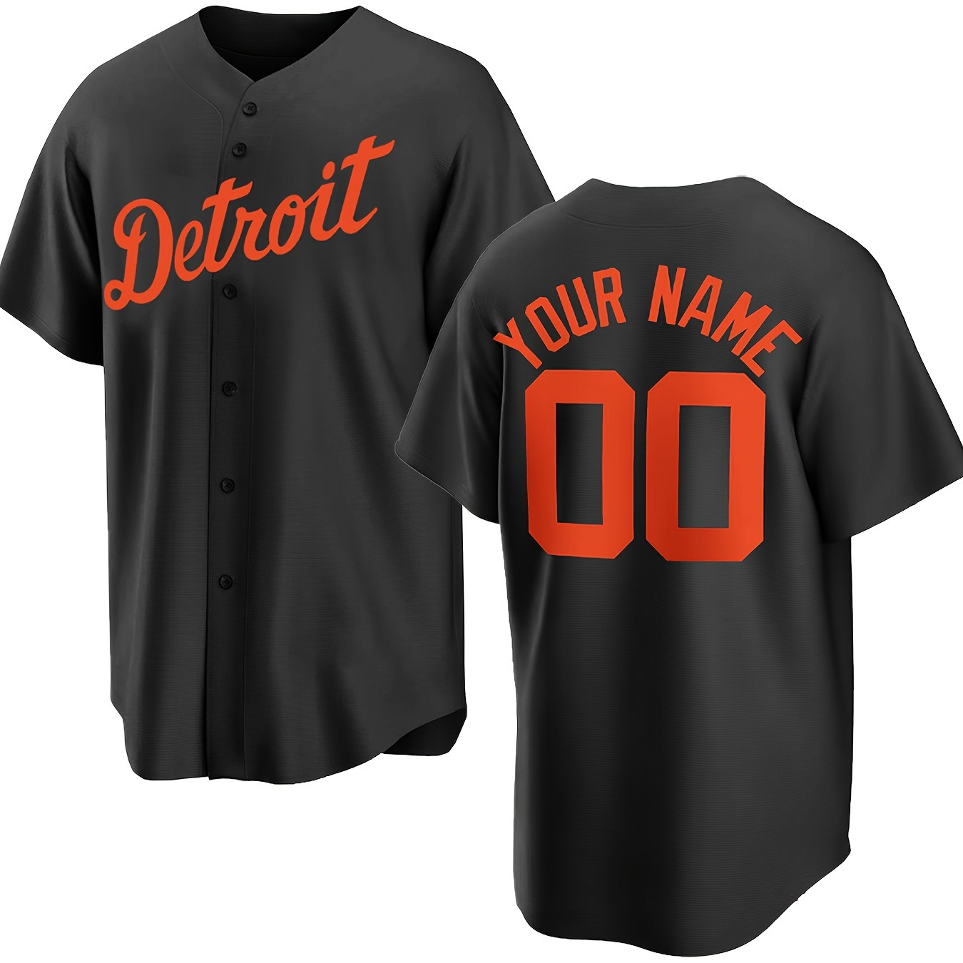 

Customizable Name And Number Embroidered Leisure Sports Customization Men's Baseball Jersey