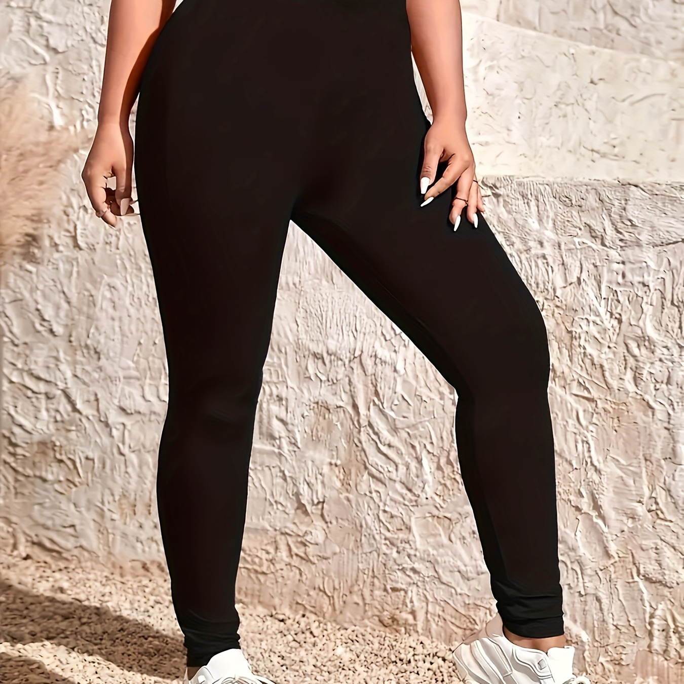 

Leggings Taille Plus pour Femmes à Taille Haute et Extensibles - Confortables, Mélange Polyester/Élasthanne, Lavables en Machine, Idéaux pour Décontractées