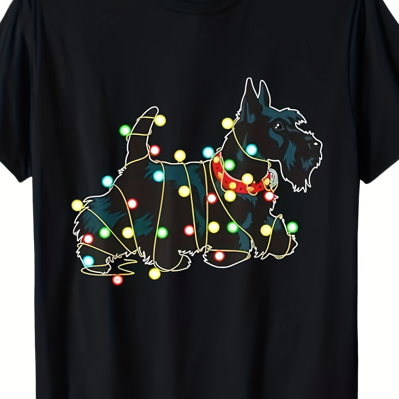 

Christmas Dog T--220g 100%