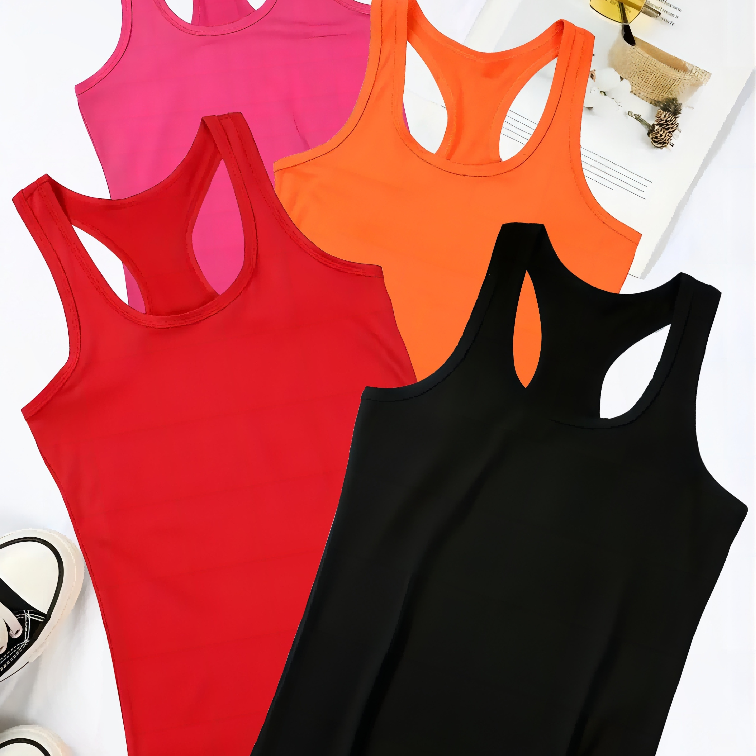 

Four-piece Women's Casual Vest Set