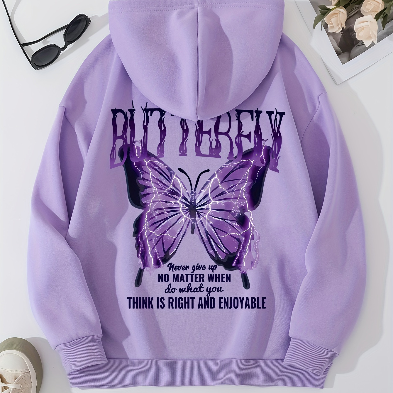 

Letter For - Drawstring Pullover , For Fall &