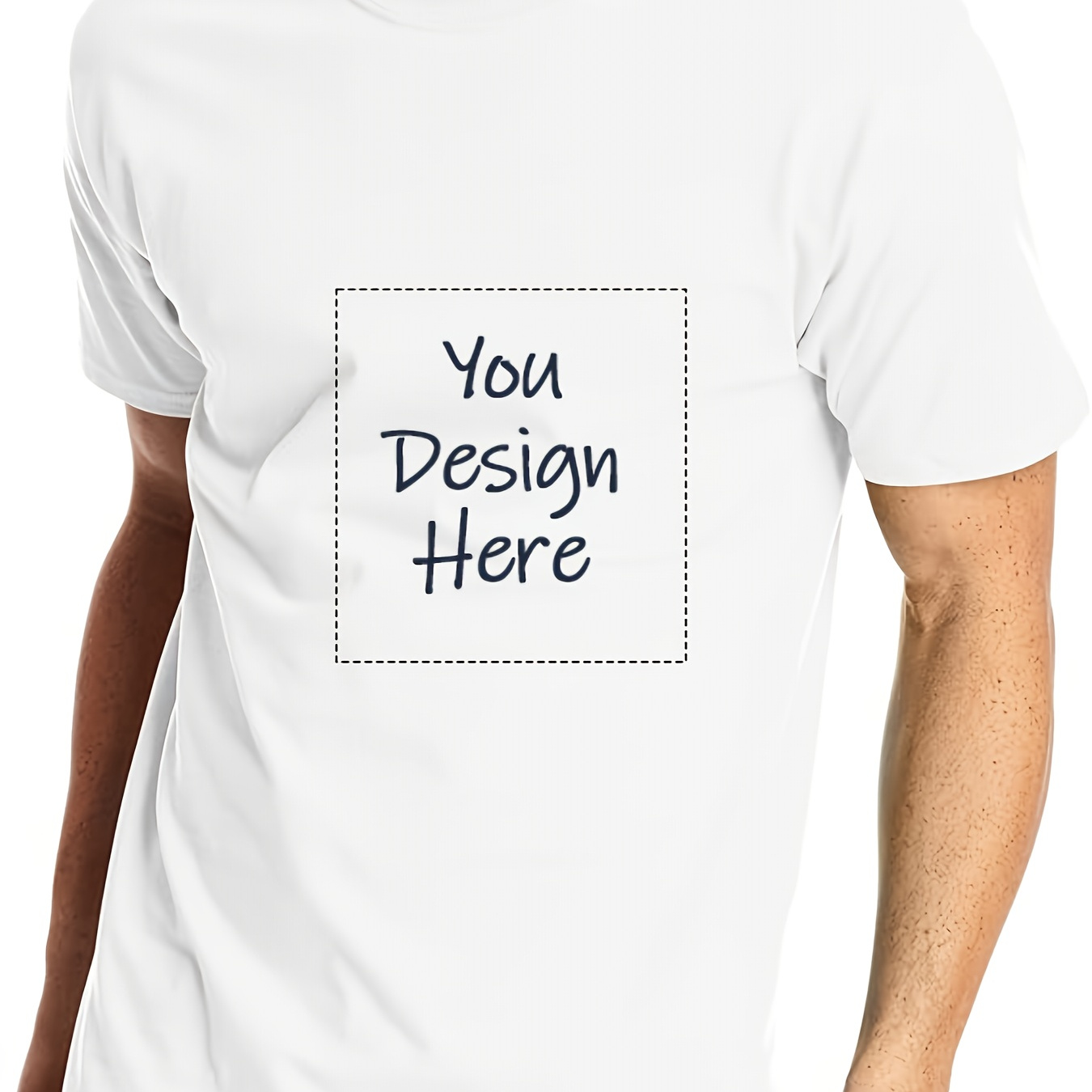 

T-shirts, Personalize Your Design Or Text, Casual Polyester Knit, Round Neck, Short Sleeves, Suitable For Work Uniforms, Events, And , Holiday , Custom T-shirts.