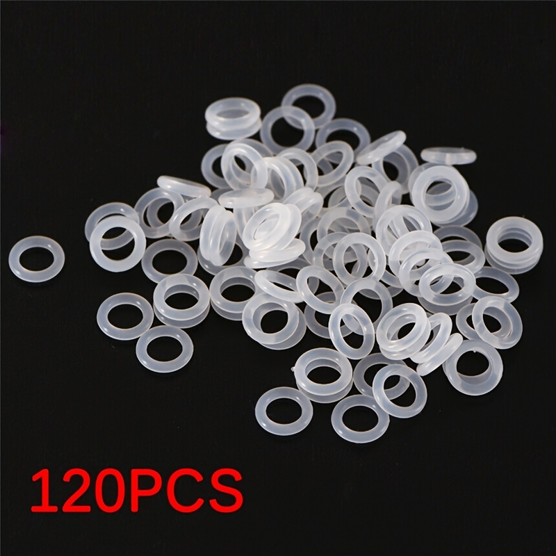 

120pcs Silicone -ring Switch Dampeners White For