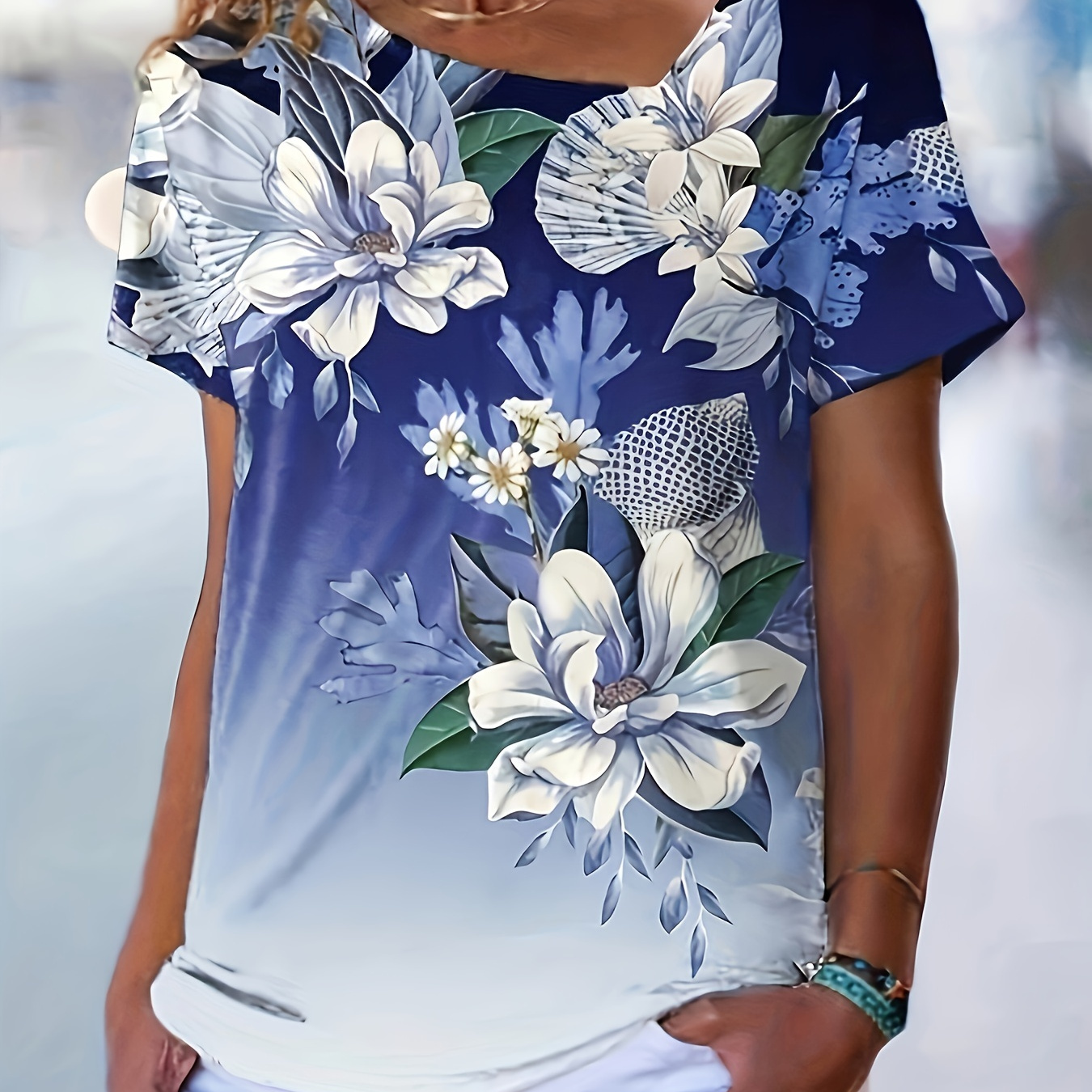 Regular Fit Short Sleeve Shirt - Floral Kaleidoscope