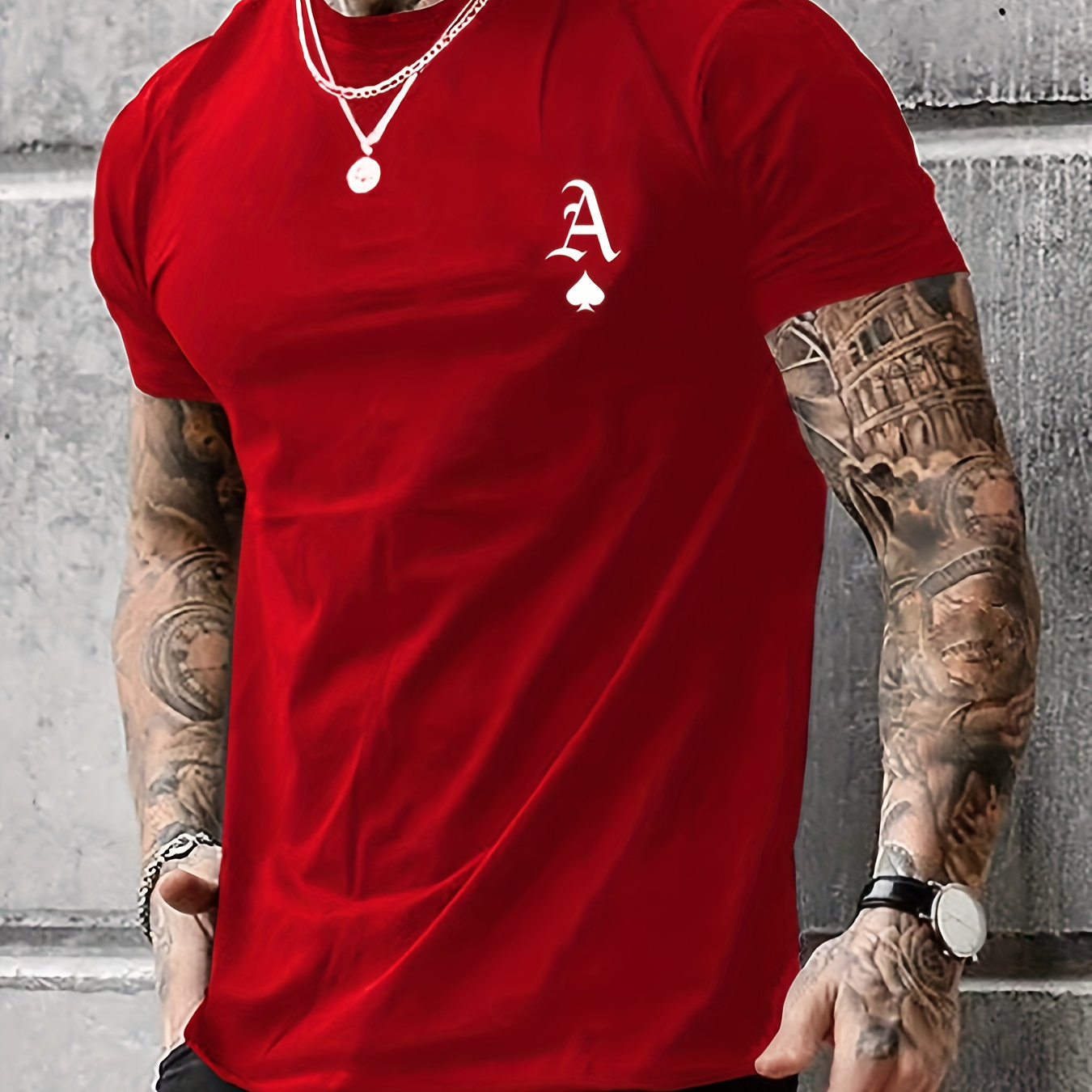 

Men's Casual Outdoor T-shirt, Breathable And Soft, Round Neck, Short Sleeve, Regular Fit, Machine Washable