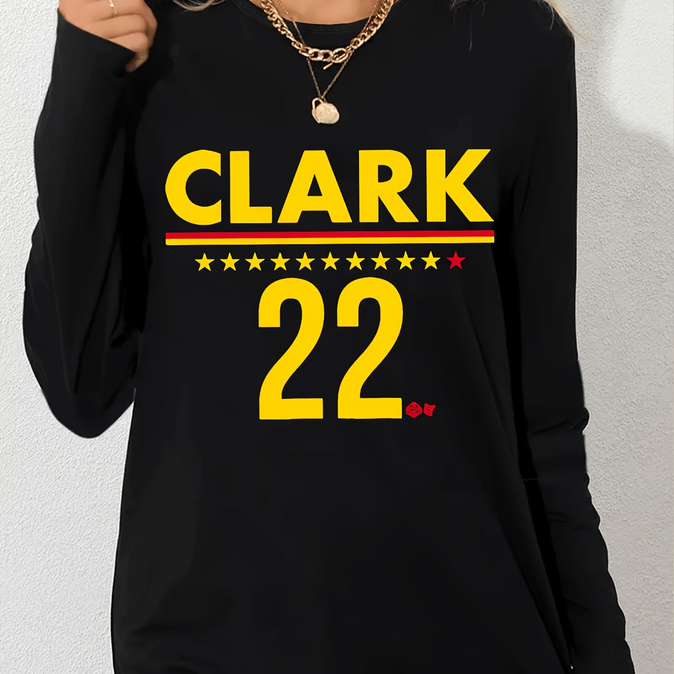 

Women's Long Sleeve T- - , Stretchy Polyester , , Non-see-through -